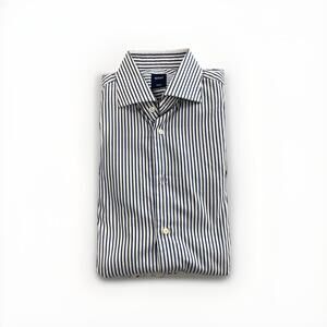 BOGGI MILANO SMALL MENS DRESS SHIRT 15/38 COTTON BLEND MADE IN ROMANIA VGC!